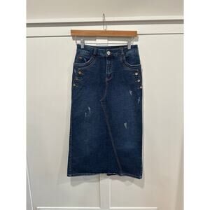 Alvin Valley Bouvier Denim Jean Skirt Size 40